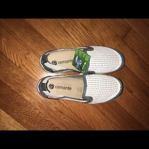 NWT white loafers